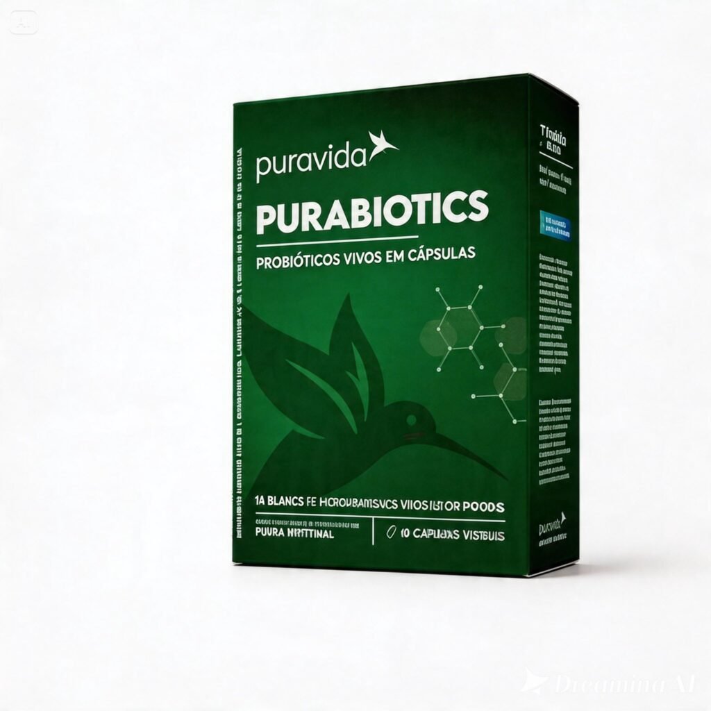 Probi&oacute;tico Purabiotics Puravida 18 Bilh&otilde;es UFC 30 C&aacute;psulas
